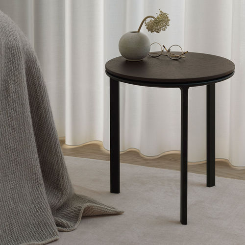 Tavolo d'appoggio contemporaneo - VIPP421 - VIPP - in rovere / in alluminio / in gres porcellanato