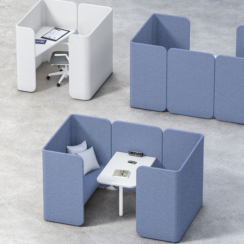 Isola di privacy per ufficio - HUG MODULAR PODS - Fantoni
