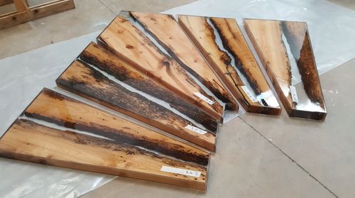 Scala dritta - BRICCOLA - ANTICO TRENTINO DI LUCIO SRL - a L / a U / con gradini in legno
