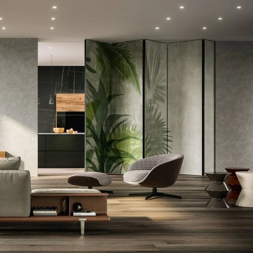 Parete scorrevole - ARMONIC - ANAUNIA - mobile / modulare / in legno