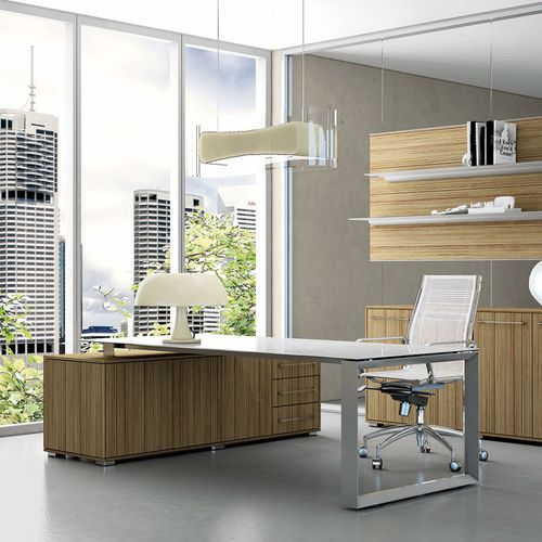 Scrivania direzionale - PITAGORA - Arcadia - per open space / contemporanea / impiallacciata in legno