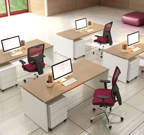 Cassettiera per ufficio in metallo - COMPACT - Arcadia - 3 cassetti / con rotelle / a chiave
