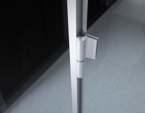 Cerniera per porta a vetri - Biloba EVO Frame - Colcom - in metallo / con sistema autochiudente / idraulica
