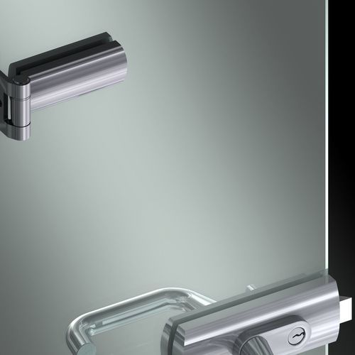 Cerniera per porta a vetri - Flexa - Colcom - in alluminio / contract / per uso residenziale
