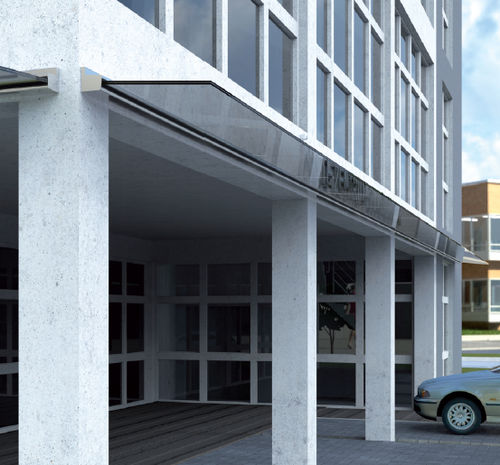 Pensilina per finestra - JOLLY B-2040  - METALGLAS - per porta / in metallo / in vetro