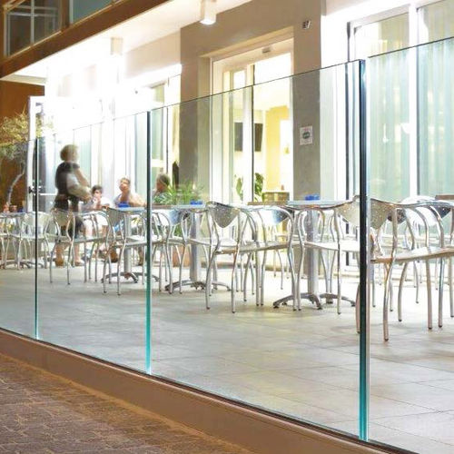Ringhiera in vetro - MAXIMA PRIMA B-4000 - METALGLAS - in metallo / a pannelli / da esterno