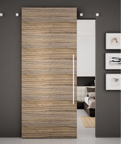 Sistema scorrevole per porta - INDIPENDENT V-8040 - METALGLAS - per porta in legno