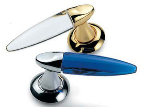 Maniglia per porta a vetri - VITREA COLOR V-1391  - METALGLAS - in ottone / in alluminio / contemporanea