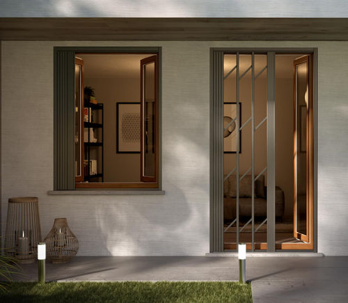 Porta per esterni - MODEL P.600 - Sunroom S.p.A. - in metallo / in acciaio / in acciaio galvanizzato