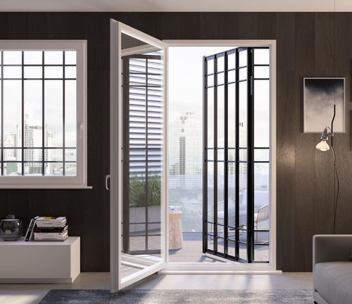 Porta per esterni - MODEL ANTA - Sunroom S.p.A. - in metallo / in acciaio / in acciaio galvanizzato