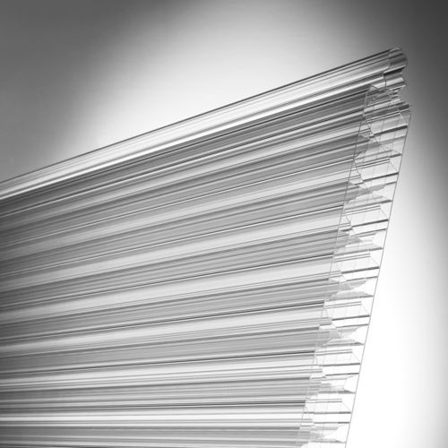 Pannello in policarbonato alveolare - SEPLUX 40 5PX - SEP - piano / per edificio / con pannelli con protezione UV
