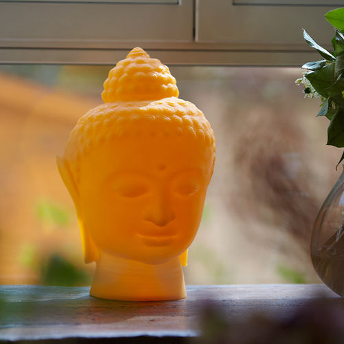 Lampada da tavolo - BUDDHA - SLIDE - in polietilene / design originale / con cavo