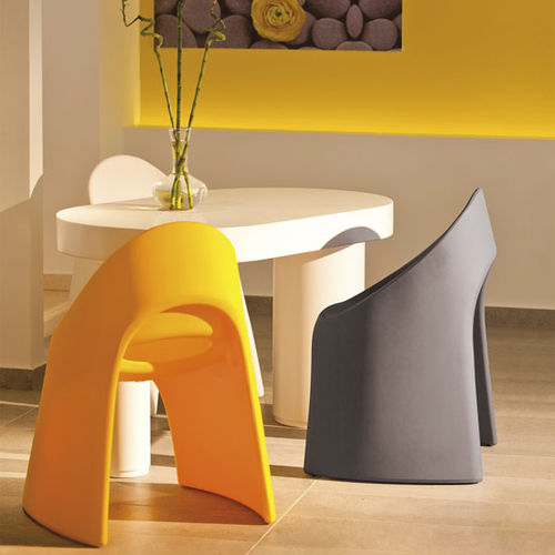 Sedia contemporanea - AMELIE - SLIDE - da interno / in polietilene / impilabile