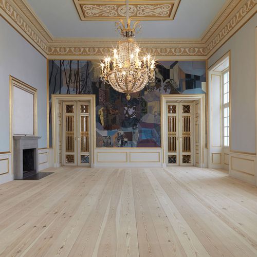 Parquet massello - Dinesen - in pino / ponte di barca / oliato
