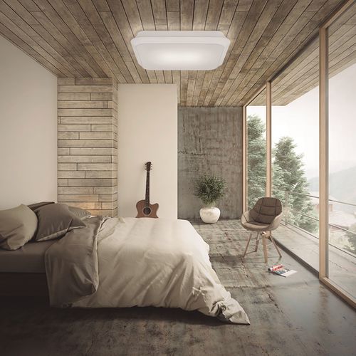 Plafoniera contemporanea - CLOUD - Ole! Lighting - rotonda / quadrata / in tela