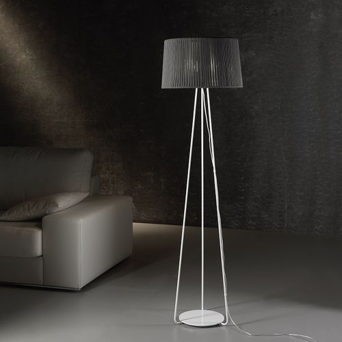 Lampada da terra - DRUM - Ole! Lighting - in corda / contemporanea / con cavo