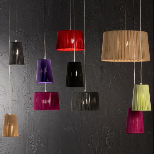 Lampada a sospensione - DRUM - Ole! Lighting - in corda / contemporanea / con cavo