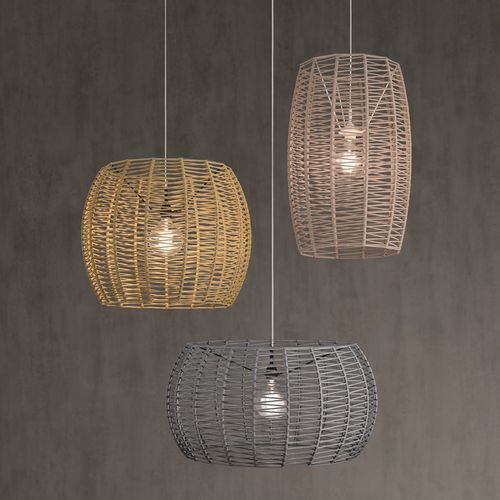 Lampada a sospensione - POMA - Ole! Lighting - in metallo / in corda / design originale