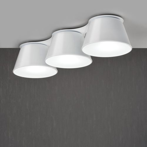 Plafoniera contemporanea - SENTO - Ole! Lighting - conica / in metallo / in acrilico