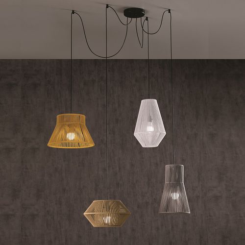 Lampada a sospensione - KIT POP-UP - Ole! Lighting - in corda / design originale / con cavo