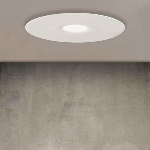 Plafoniera design minimalista - FLIPPO - Ole! Lighting - rotonda / in alluminio / in acrilico