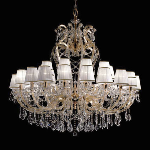 Lampadario classico - OPERA - Prearo Collezioni Luce - in vetro / in metallo / in tessuto