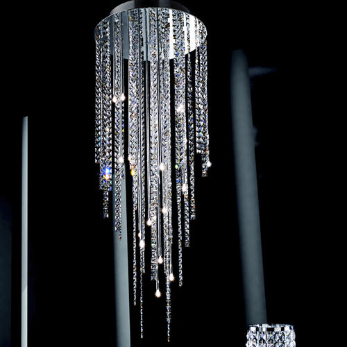 Lampada a sospensione - CASCADE - Prearo Collezioni Luce - in metallo / in cristallo / design originale