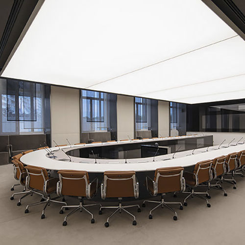 Parete tesa retroilluminata - ALYOS technology - per interni / per soffitto / con motivo stampato