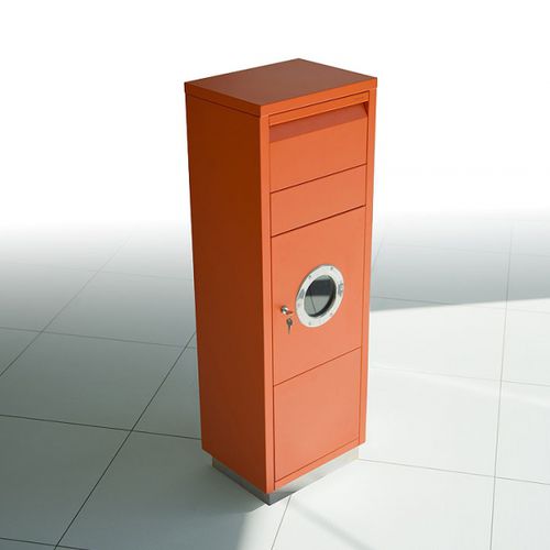 Cassetta delle lettere autoportante - LETTERMAN OVATION 1 - ORANGE - RADIUS DESIGN - individuale