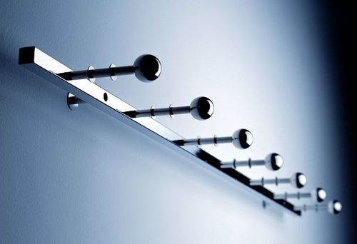 Appendiabiti a muro - Z - RADIUS DESIGN - contemporaneo / in acciaio