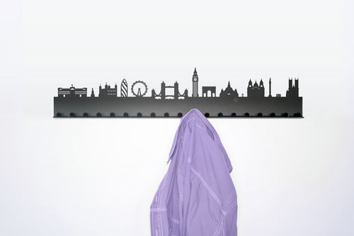 Appendiabiti a muro - CITY - RADIUS DESIGN - contemporaneo / in acciaio con rivestimento a polvere