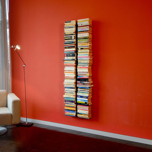 Libreria a muro - BOOKSBAUM 1 - RADIUS DESIGN - contemporanea / in acciaio con rivestimento a polvere