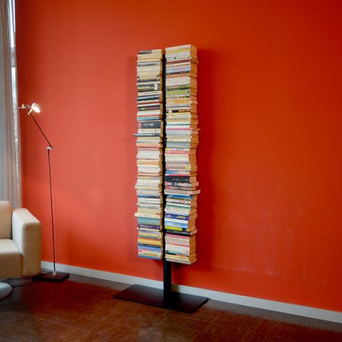 Libreria contemporanea - BOOKSBAUM 1 BIG - RADIUS DESIGN - in acciaio con rivestimento a polvere