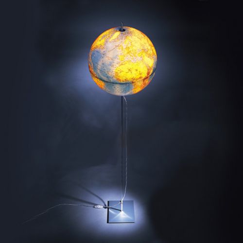 Lampada da terra - ABSOLUT GLOBE - RADIUS DESIGN - in alluminio / in acciaio / in plastica