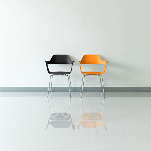 Sedia contemporanea - MU - RADIUS DESIGN - da interno / in polipropilene / in fibra di vetro