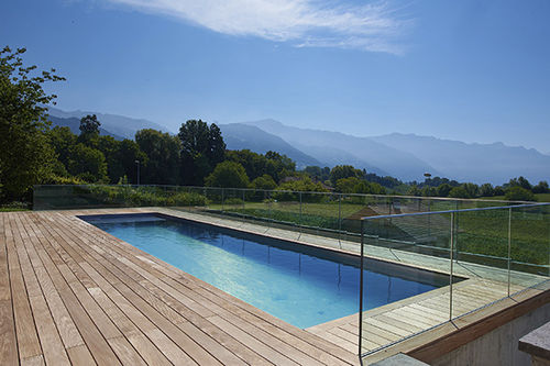 Piscina da esterno - SUISSE - PISCINES CARRE BLEU - interrata / in acciaio inossidabile