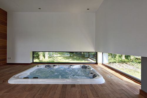 Spa da incasso - SPA LILLE - PISCINES CARRE BLEU - quadrata / multiposto / da interno