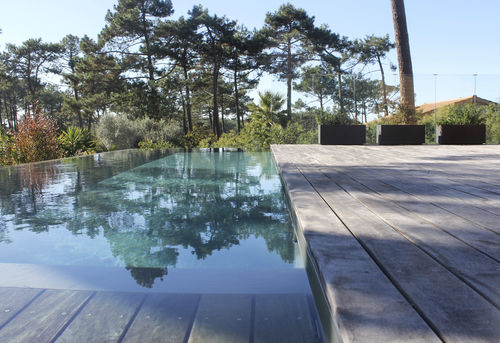 Piscina a straripamento - AGRETEC BORDEAUX - PISCINES CARRE BLEU - da esterno / interrata / in calcestruzzo