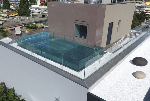 Piscina su misura - EXCELSIOR - PISCINES CARRE BLEU - da esterno / per hotel / seminterrata