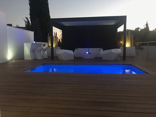 Piscina su misura - PETITE PISCINE DE NUIT VAR 83 - PISCINES CARRE BLEU - da esterno / interrata / in legno