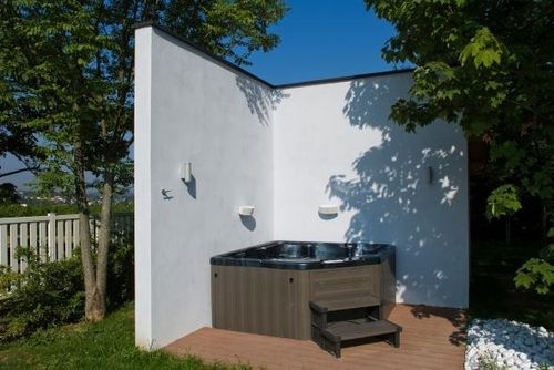 Spa fuoriterra - MONTAGNY 69 - PISCINES CARRE BLEU - d'angolo / 4 posti / per uso residenziale