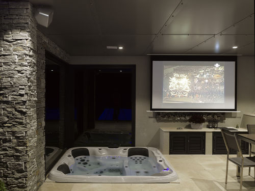 Spa da incasso - LILLE - PISCINES CARRE BLEU - quadrata / 5 posti / per uso residenziale