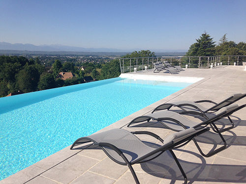 Piscina a straripamento - PISCINES CARRE BLEU - da esterno / interrata / in calcestruzzo