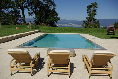 Piscina da esterno - SUISSE - PISCINES CARRE BLEU - interrata / in calcestruzzo / a specchio