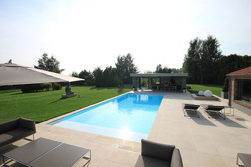 Piscina da esterno - POOL HOUSE - PISCINES CARRE BLEU - interrata / in calcestruzzo