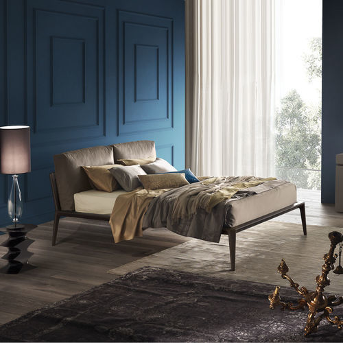 Letto matrimoniale - KALÈ - Olivieri - contemporaneo / imbottito / con testiera