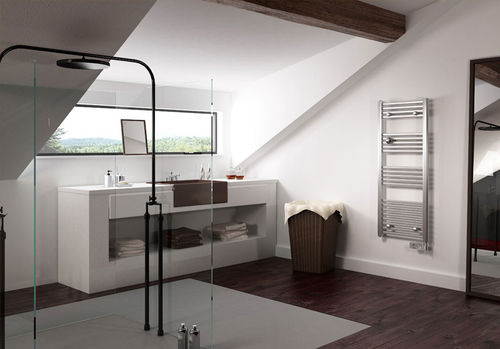 Scaldasalviette elettrico - SAPPORO - SAUTER - con fluido termoconvettore / contemporaneo / in metallo