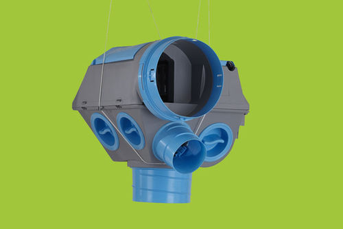 Unità di ventilazione a flusso semplice - SAUTER - centralizzato / residenziale / igroregolabile