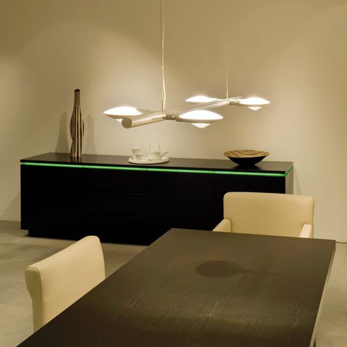 Lampada a sospensione - PURO SISTEMA QUATTRO - Occhio - in alluminio / in acciaio / in ottone