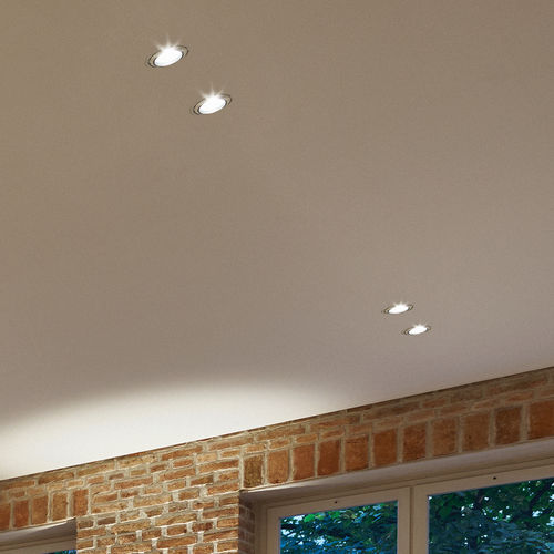 Faretto da incasso a soffitto - PIÙ R PIANO SEAMLESS - Occhio - LED / rotondo / professionale